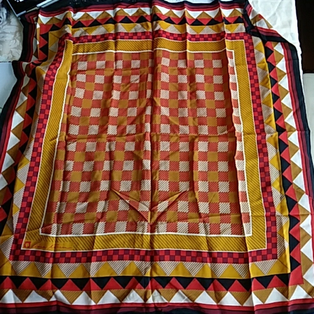 ANNE KLEIN SILK SCARF